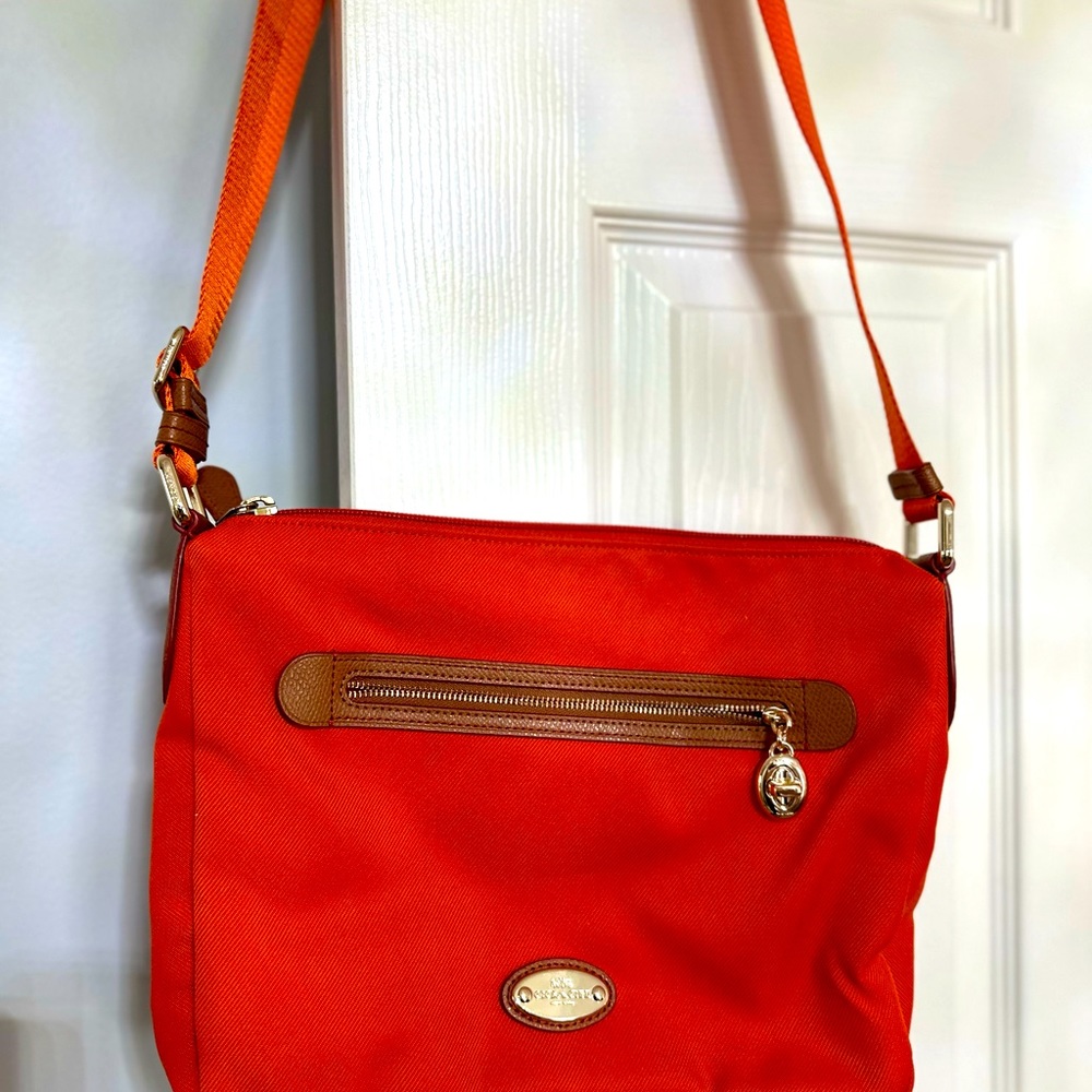 New Brilliant Orange COACH Crossbody